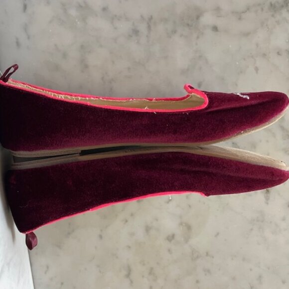 GAP KIDS Velvet Graphic Unicorn Red Flats 5 - Picture 10 of 14